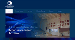 Desktop Screenshot of acusticamexico.com